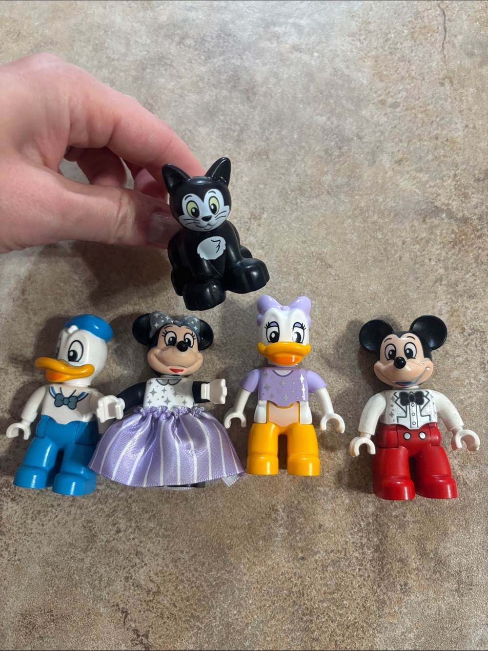 Lego Duplo Disney Characters Minnie Mickey Donald Daisy Figaro - 5 Count
